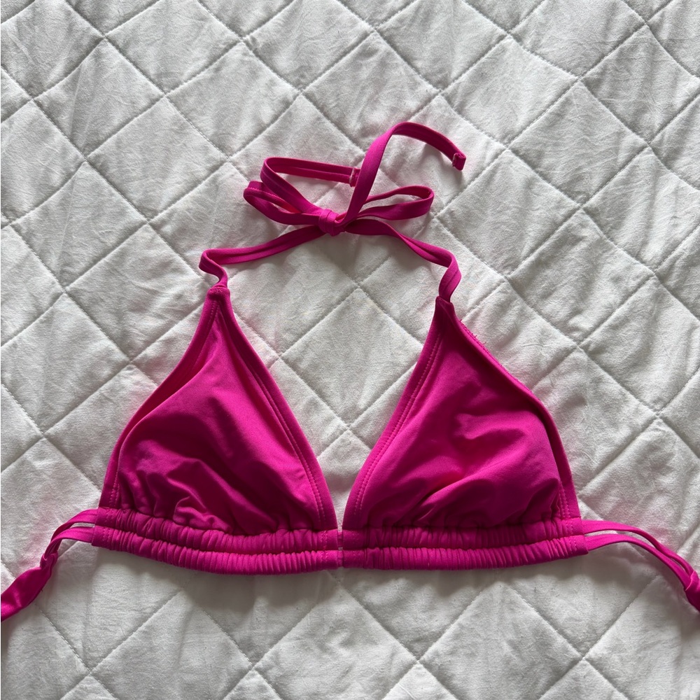 Vibrant Pink Bikini Top